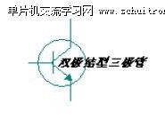 图1:三极管电路符号 图1:三极管电路符号