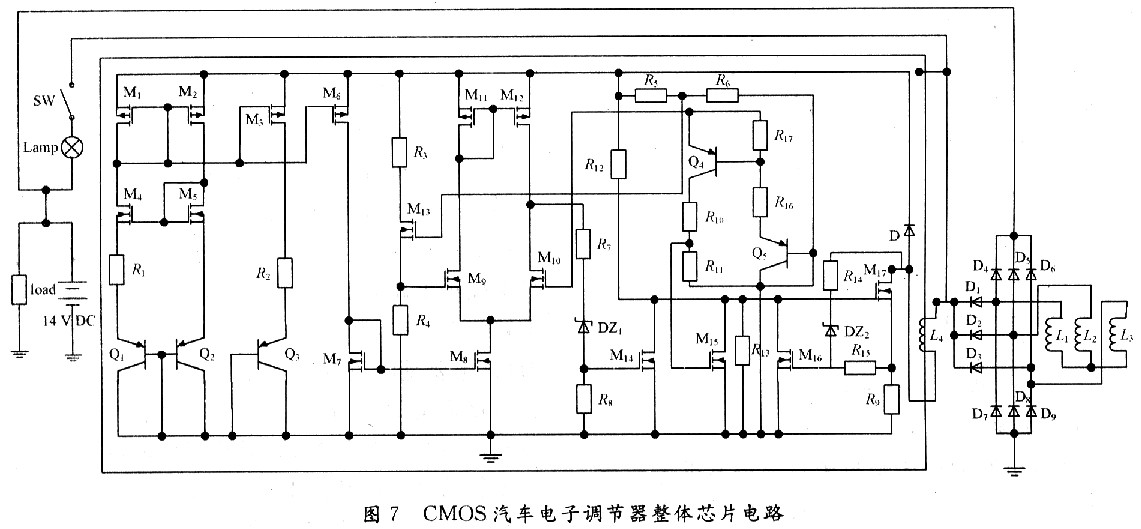 调节器整体电路