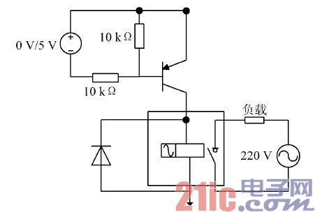 图3 远程控制开关控制电路