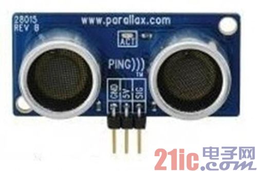 图2 PING超音波距离感应器