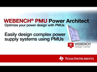 WEBENCH PMU Power Architect-使用PMU优化您的电源设计