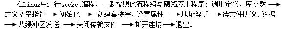 Linux中网络通信编程的实现