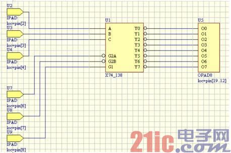 PLD的PROTEUS电路仿真