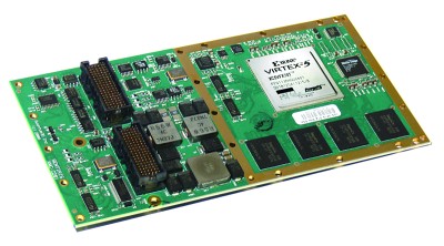 图3,Quantum3D公司的Sentiris AV1 PCIexpress中间卡集成了一个FPGA视频与图形处理核心,以应对设备更新问题
