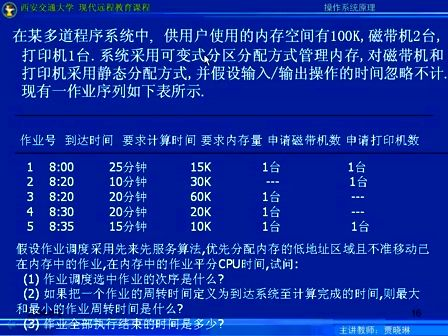 西安交通大学计算机操作系统51