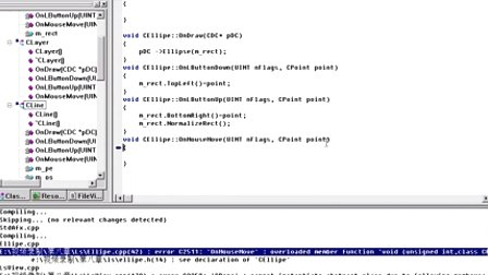 VC++就业培训宝典之MFC视频教程第八章图形软件开发（8-7）