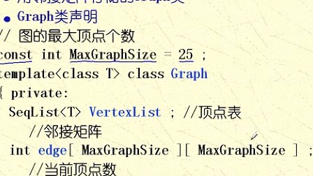 吉林大学数据结构第七章图第三节