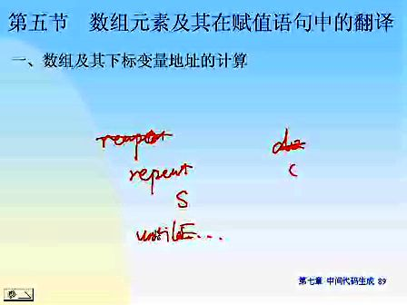 东南大学编译原理 51 中间代码生成
